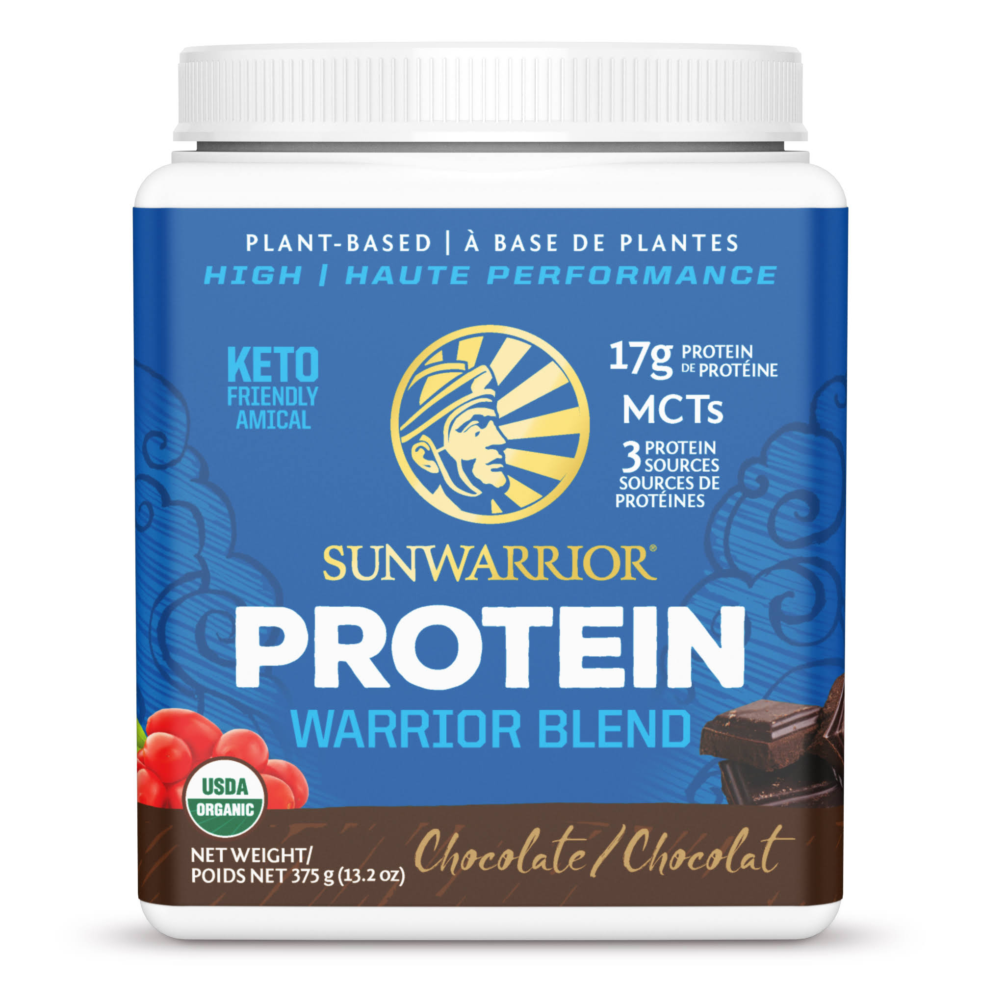 Sunwarrior Warrior Blend Protein Chocolate 3.0 375 g