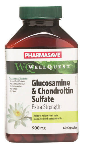 PHARMASAVE WELLQUEST GLUCOSAMINE CHONDROITIN CAPSULE 500/400MG 60S