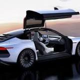 DeLorean offers a first look at its gull-winged Alpha 5 EV revival