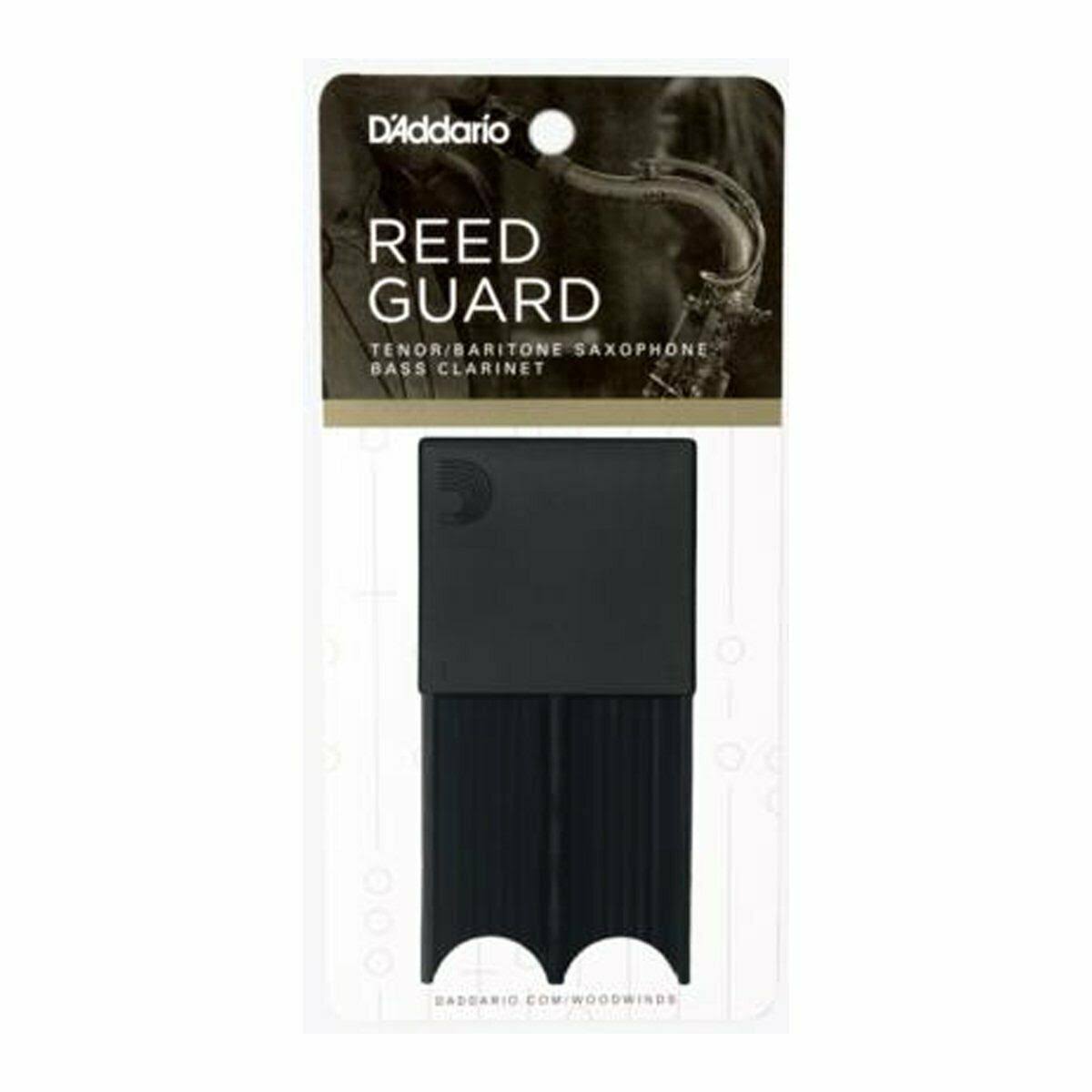 D'addario Woodwinds Reed Guard For Tenor/Baritone Saxophone And Bass Clarinet - Black