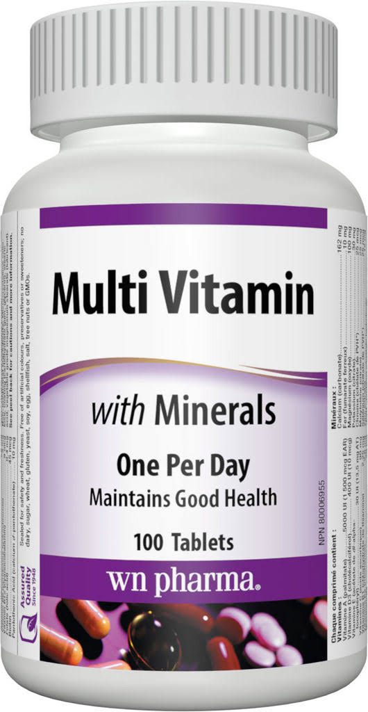 Webber Naturals Multivitamins With Minerals Tablets - 100ct
