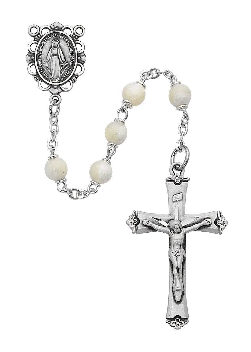 McVan R389lf 5 mm Genuine Mother of Pearl Rosary
