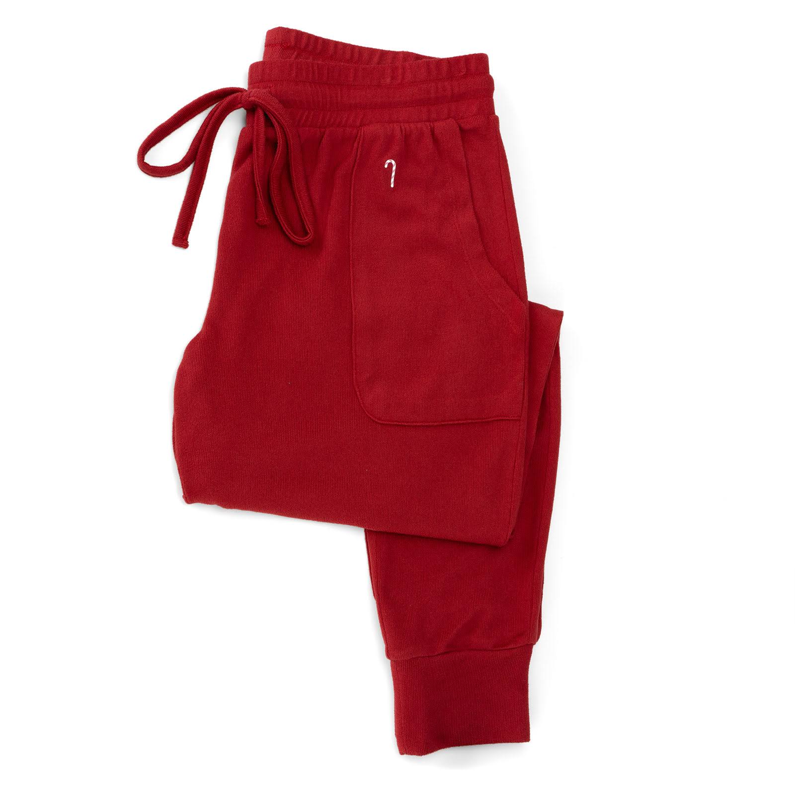 Hello Mello Best Day Ever Holiday Edition Pants - Red - X-Large