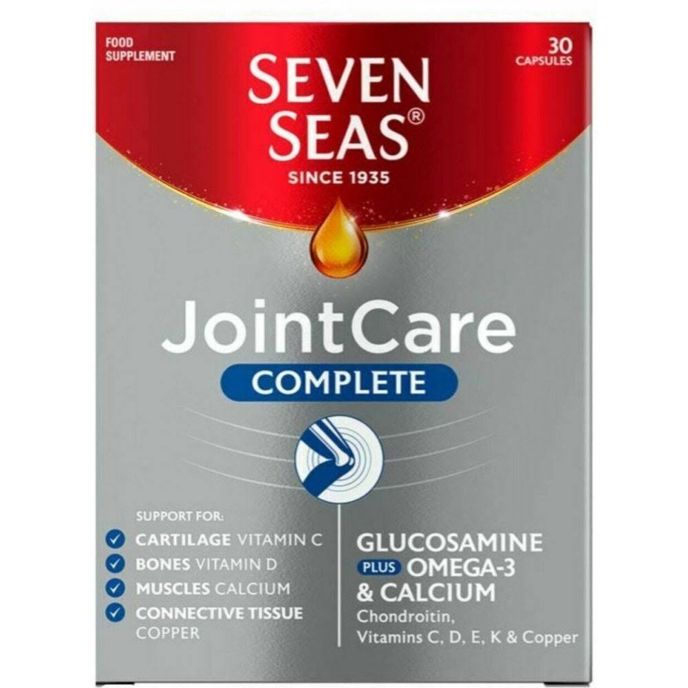 Seven Seas JointCare Complete Glucosamine Plus Omega-3 and Calcium Food Supplement - 30ct