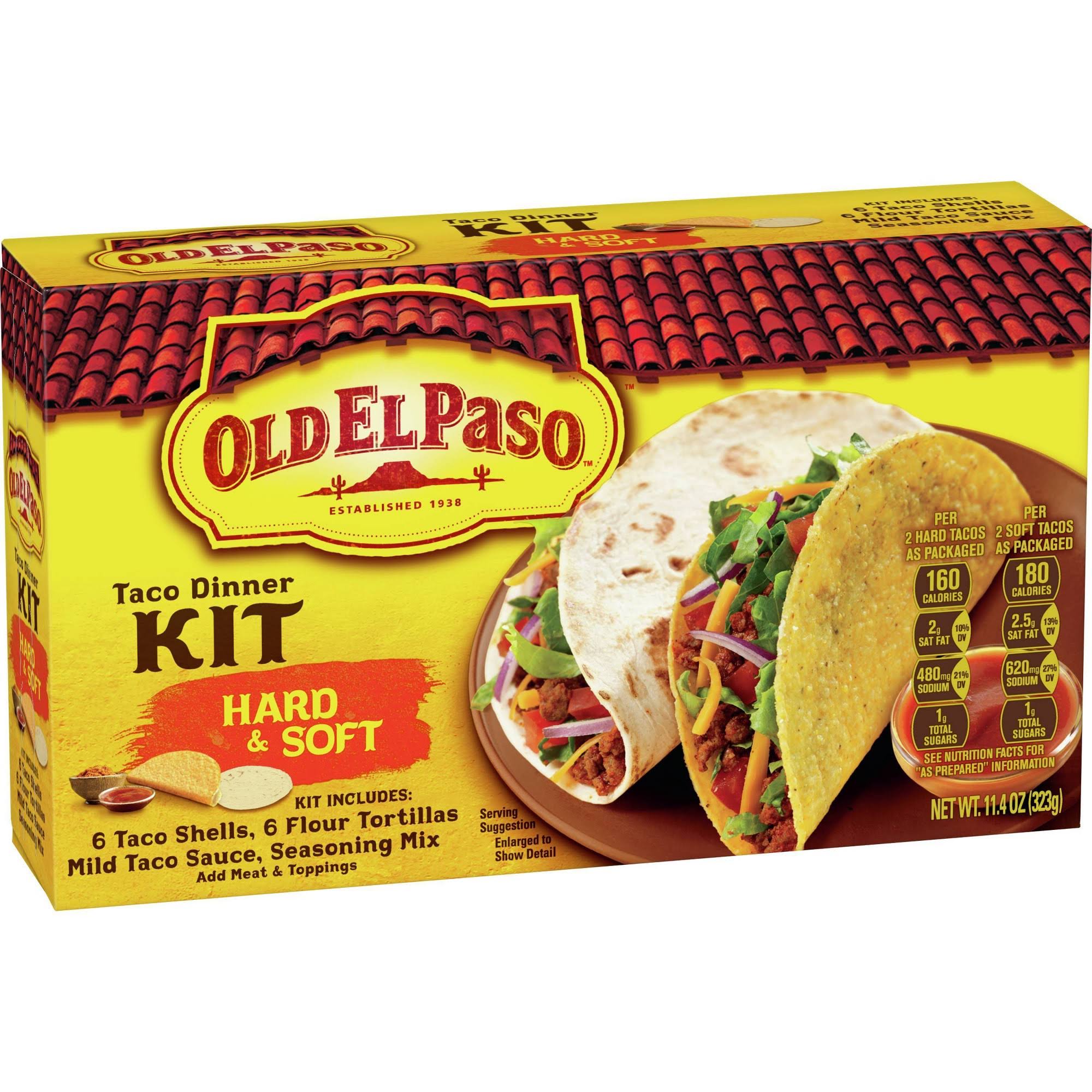 Old El Paso Hard and Soft Taco Dinner Kit - 11.4oz, 5pk