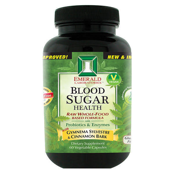 Emerald Blood Sugar Health Supplement - 60 Veggie Caps