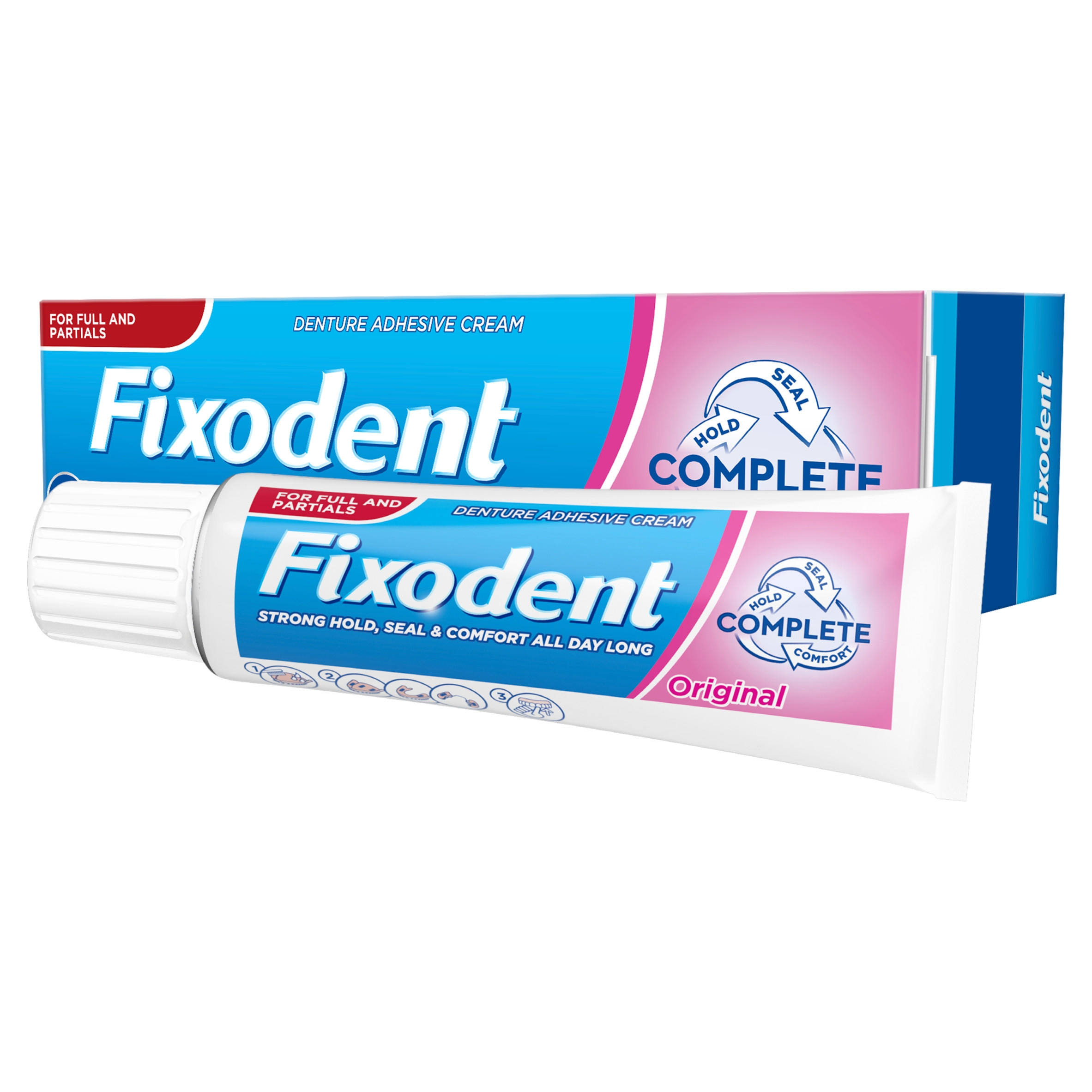 Fixodent Complete Original Denture Adhesive Cream - 40g
