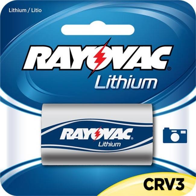 Rayovac Lithium Photo Battery - 1V to 3V