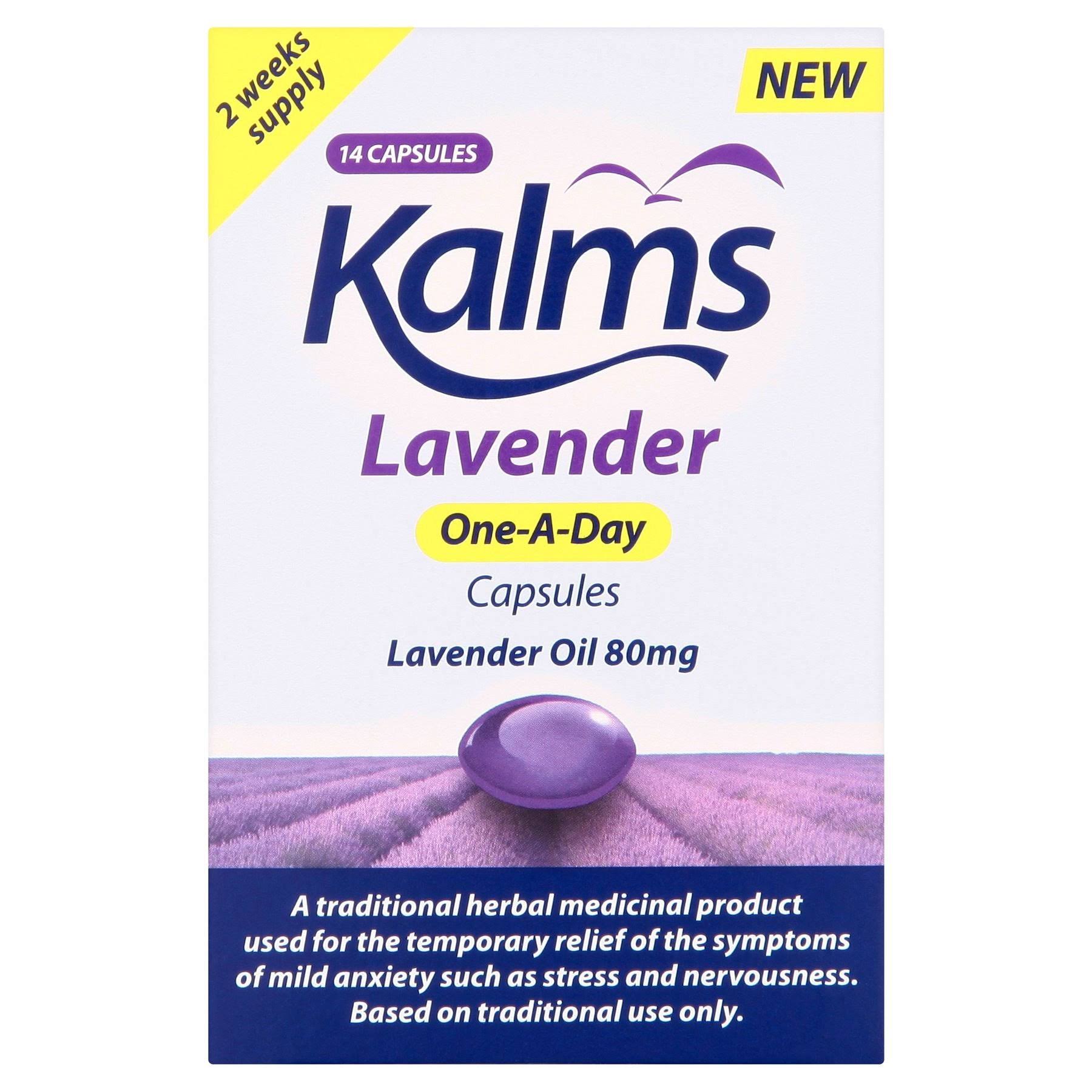 Kalms Lavender One-A-Day Capsules - 14 Caps