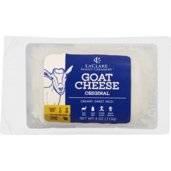 LaClare Family Creamery Cheese, Goat, Original - 4.0 oz