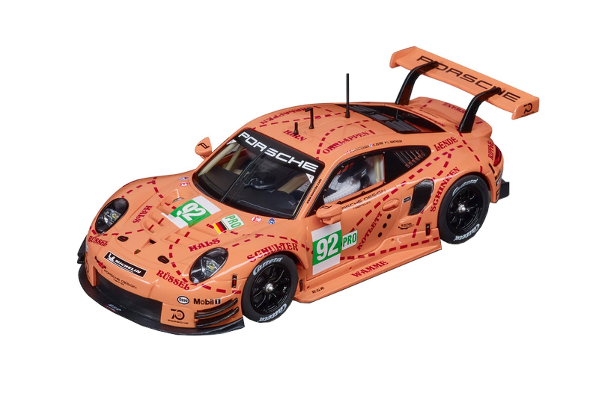 Carrera 27654 Porsche 911 RSR Pink Pig Design No 92 1 32 Scale Analog Slot Car Racing Vehicle For Carrera Evolution Slot Car Race Tracks