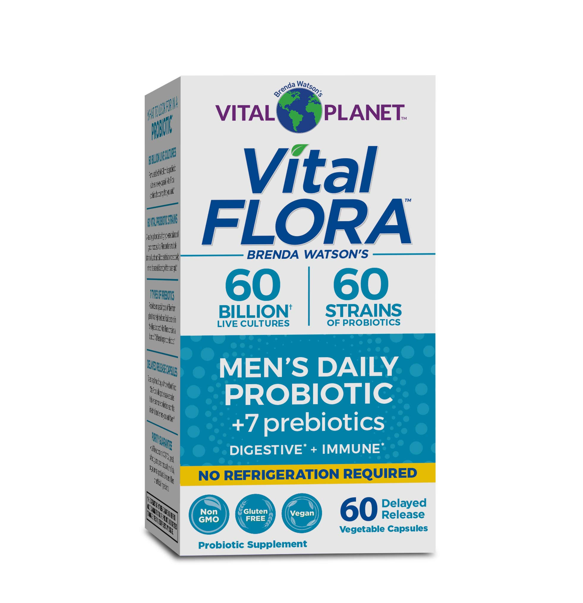 Vital Flora Men's Daily Probiotic (60 ct)