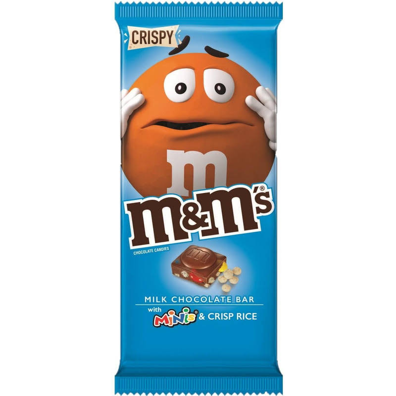 M&M's Minis Crispy Milk Chocolate Candy Bar 3.8 oz