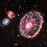 Webb telescope images colourful Cartwheel Galaxy
