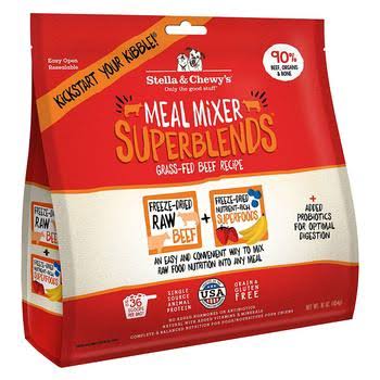 Stella & Chewy's Superblends Freeze Dried Meal Mixer Dog Food Topper - Beef - 3.25 oz.