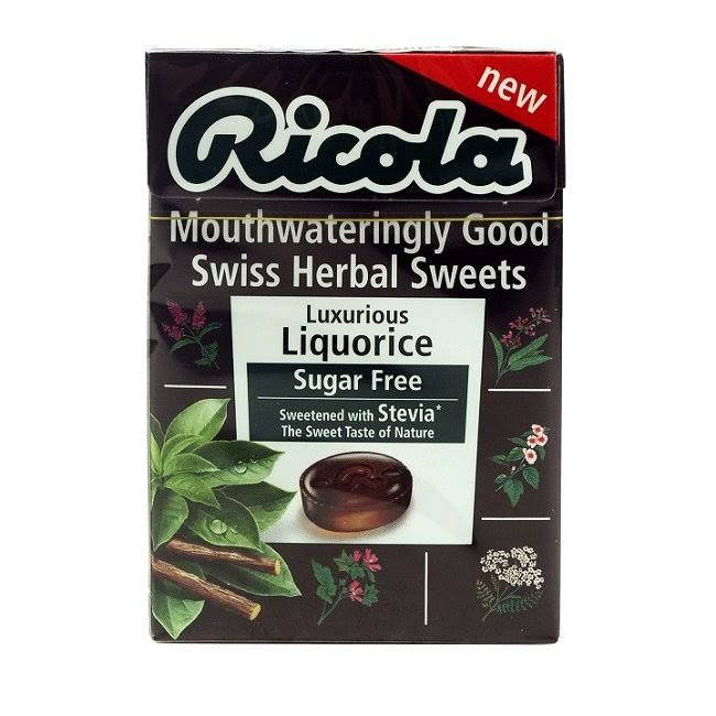 Ricola Sugar Free Liquorice Drops - 45g