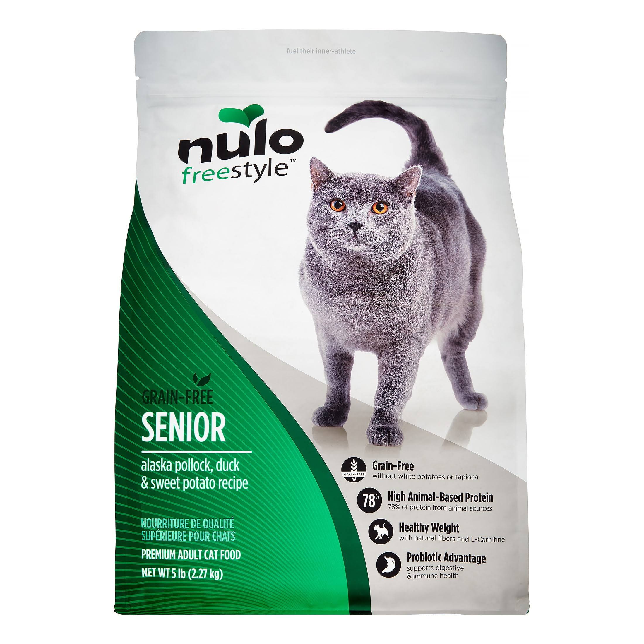 Nulo Freestyle Senior Dry Cat Food Alaska Pollock; Duck