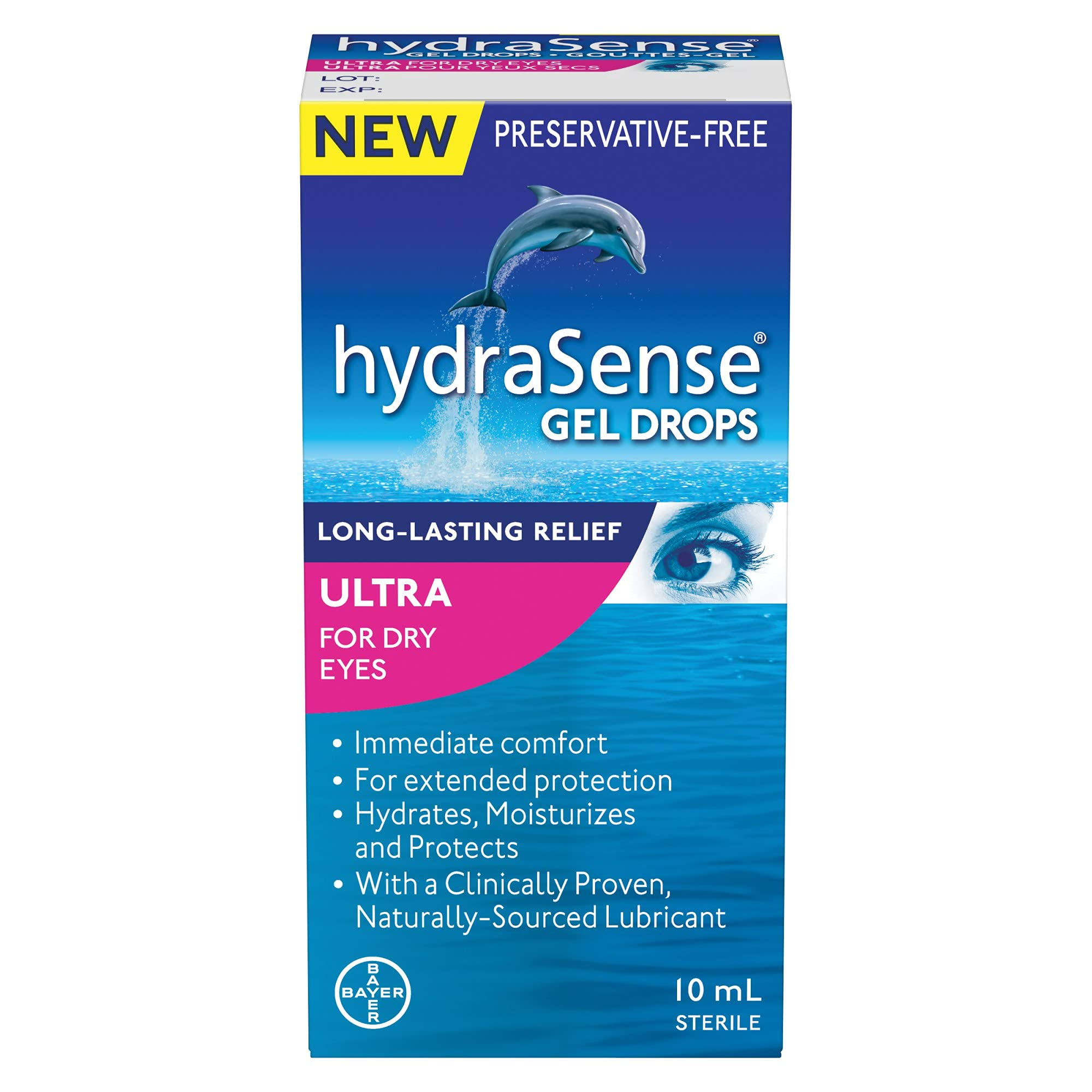 HydraSense Ultra Gel Drops for Dry Eyes Size 10ml