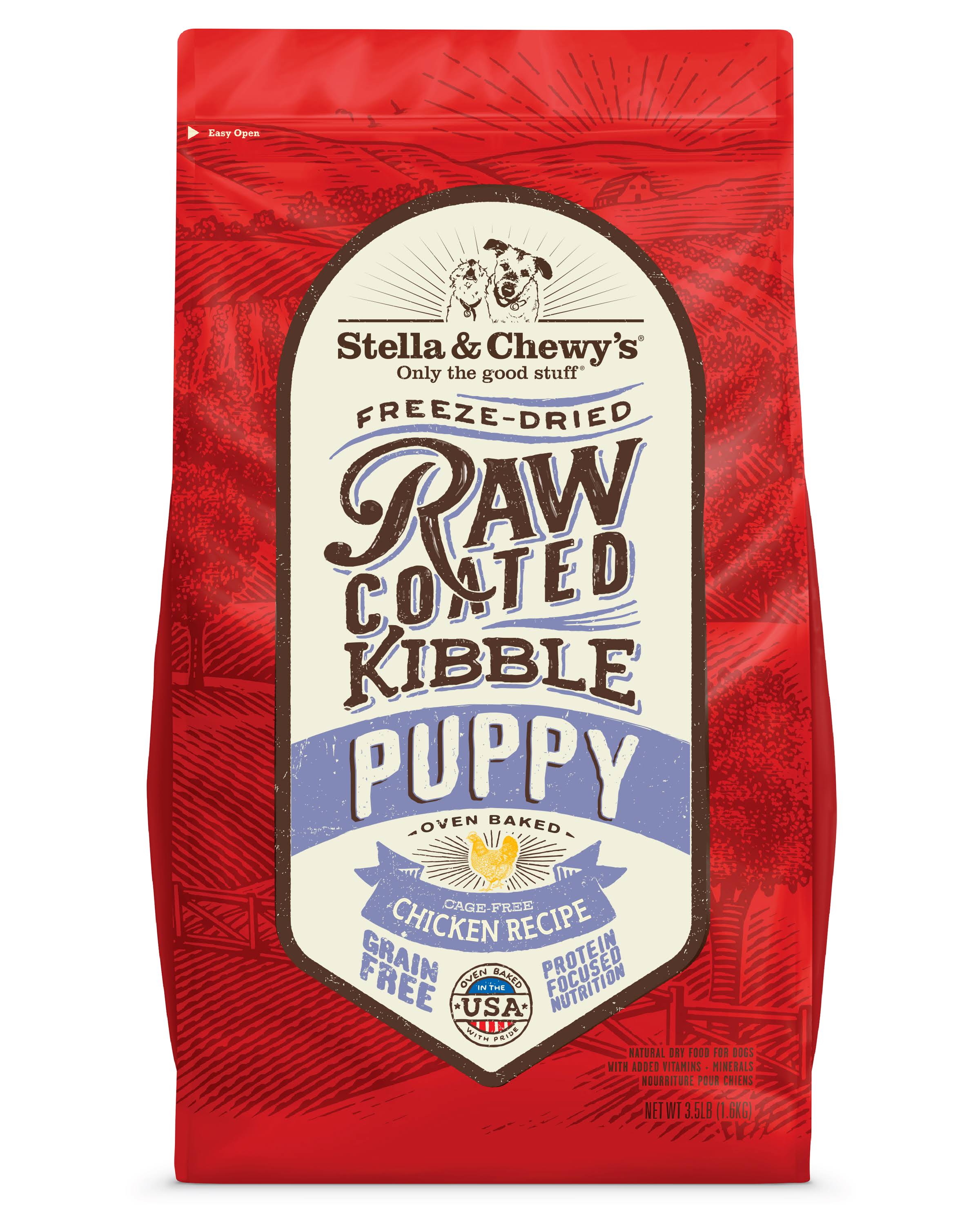 Stella & Chewy's Raw Coated Kibble Puppy Cage-Free Chicken / 3.5 lbs.