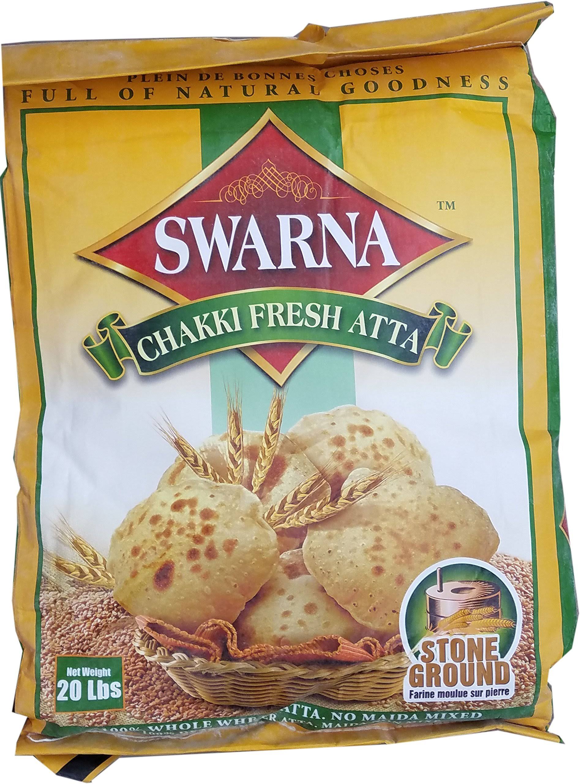 Swarna Chakki Fresh Atta 20 lbs
