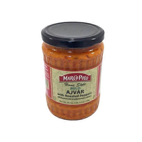 Marco Polo Homestyle Mild Ajvar Spread - With Roasted Peppers, 680g