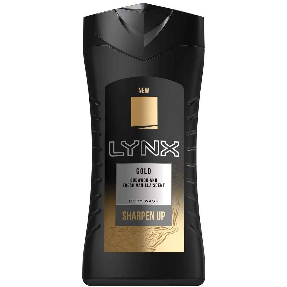6 x 250ml Lynx Bodywash/Shower Gel - Gold