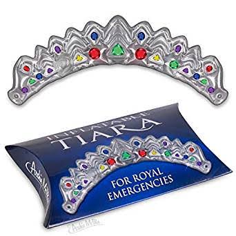 Character Goods - Archie McPhee - Inflatable Tiara New 12839 multi-colored 8"