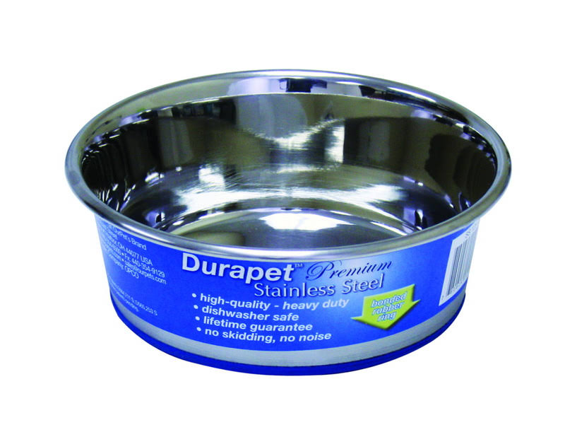 Our Pets Durapet Dog Bowl - Stainless Steel