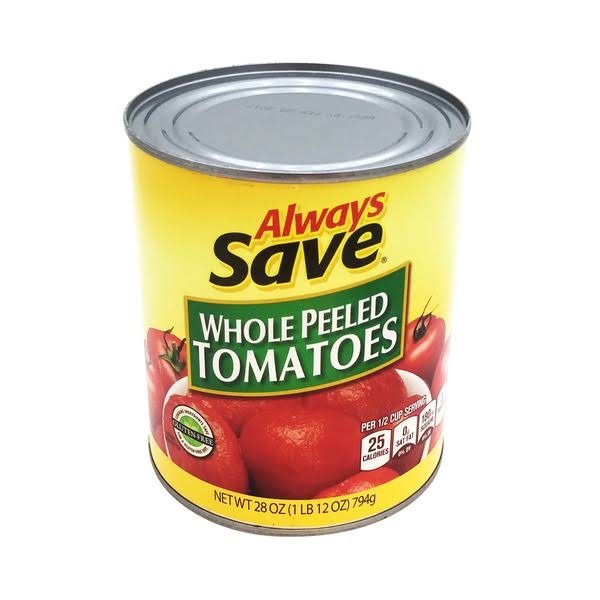 Always Save Whole Peeled Tomatoes