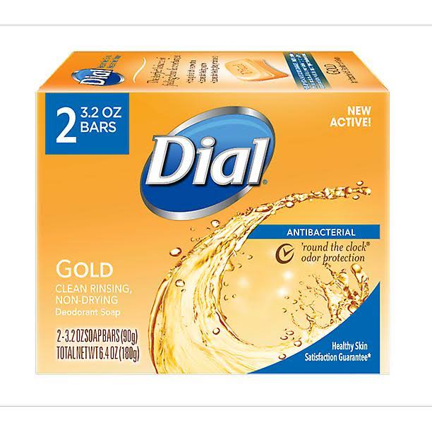 Dial Gold Antibacterial Deodorant Bar Soap - 2pk