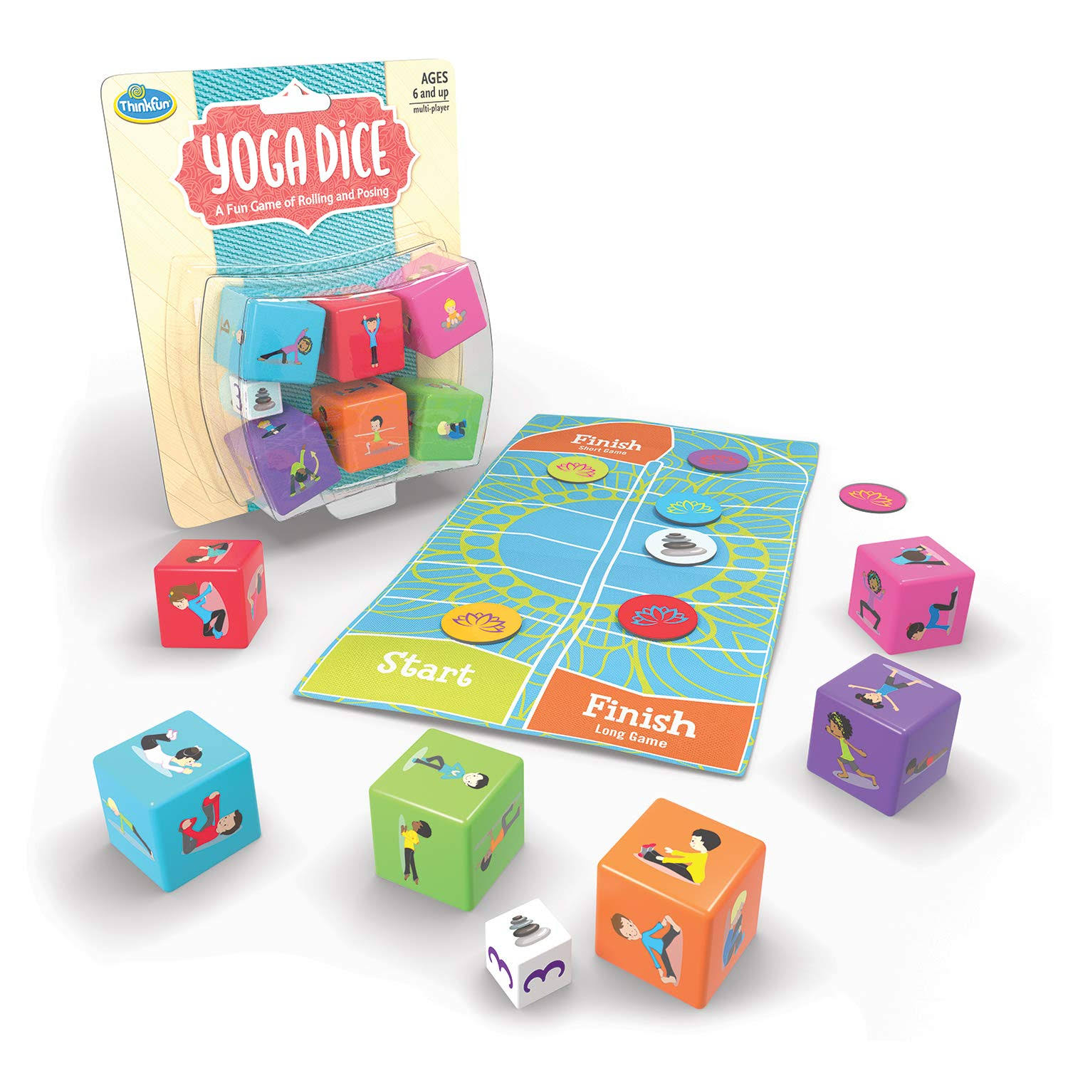 Thinkfun Yoga Dice Game for Boys and Girls Ages 6 and Up - Learn Yoga