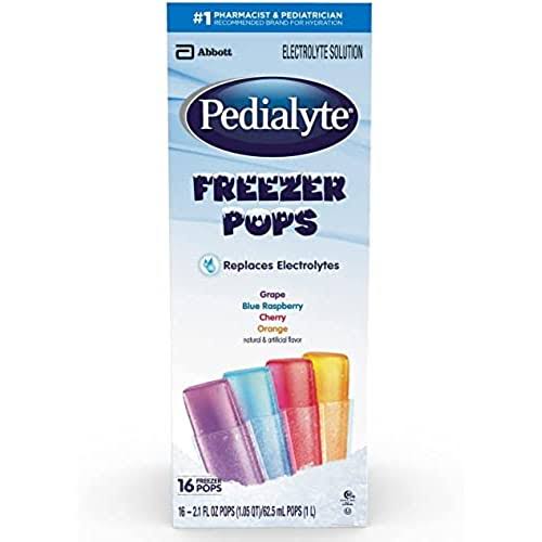 Pedialyte Freezer Pops - Assorted Flavors, 2.1oz, 16ct
