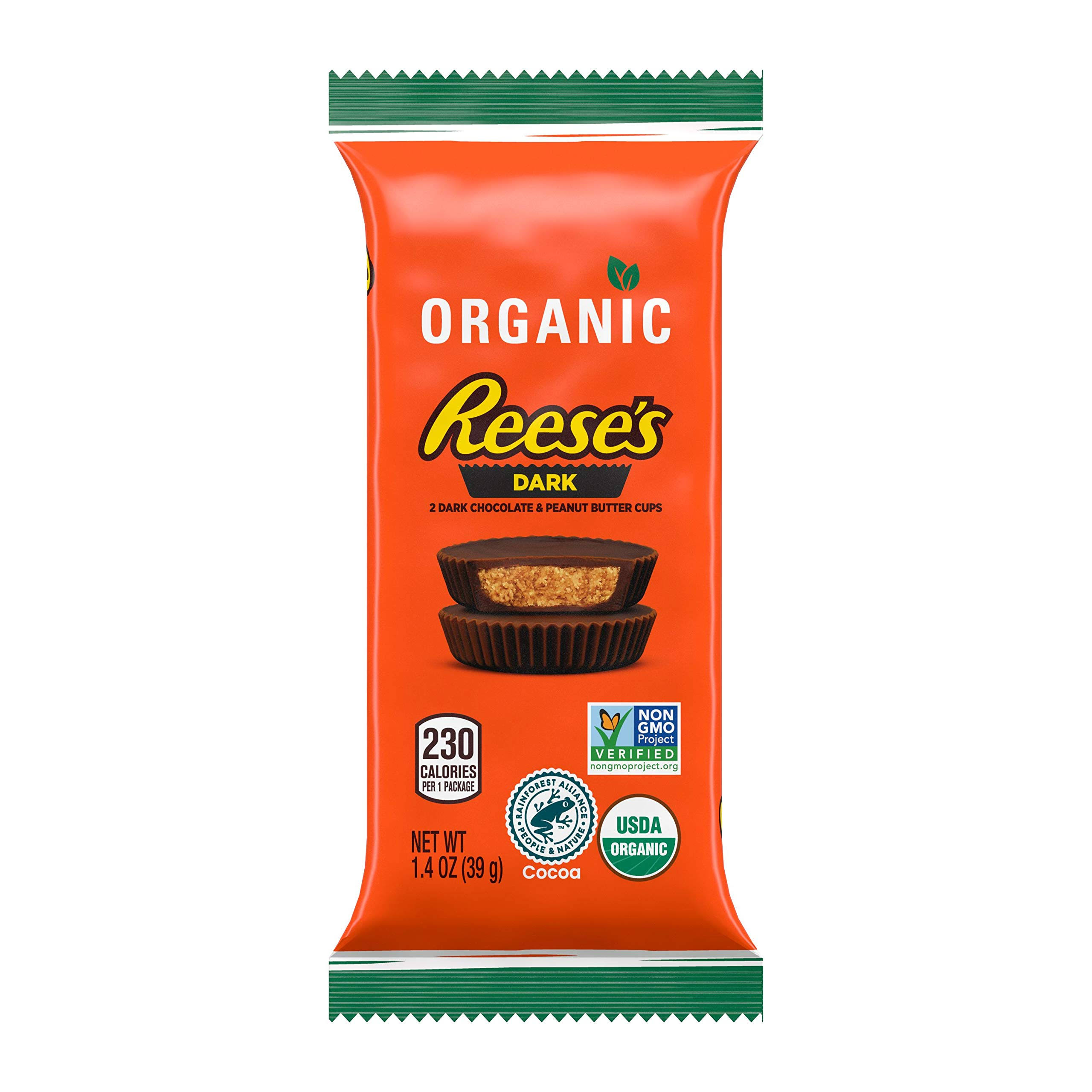 Reese's Organic Peanut Butter Dark Chocolate Cups 39g
