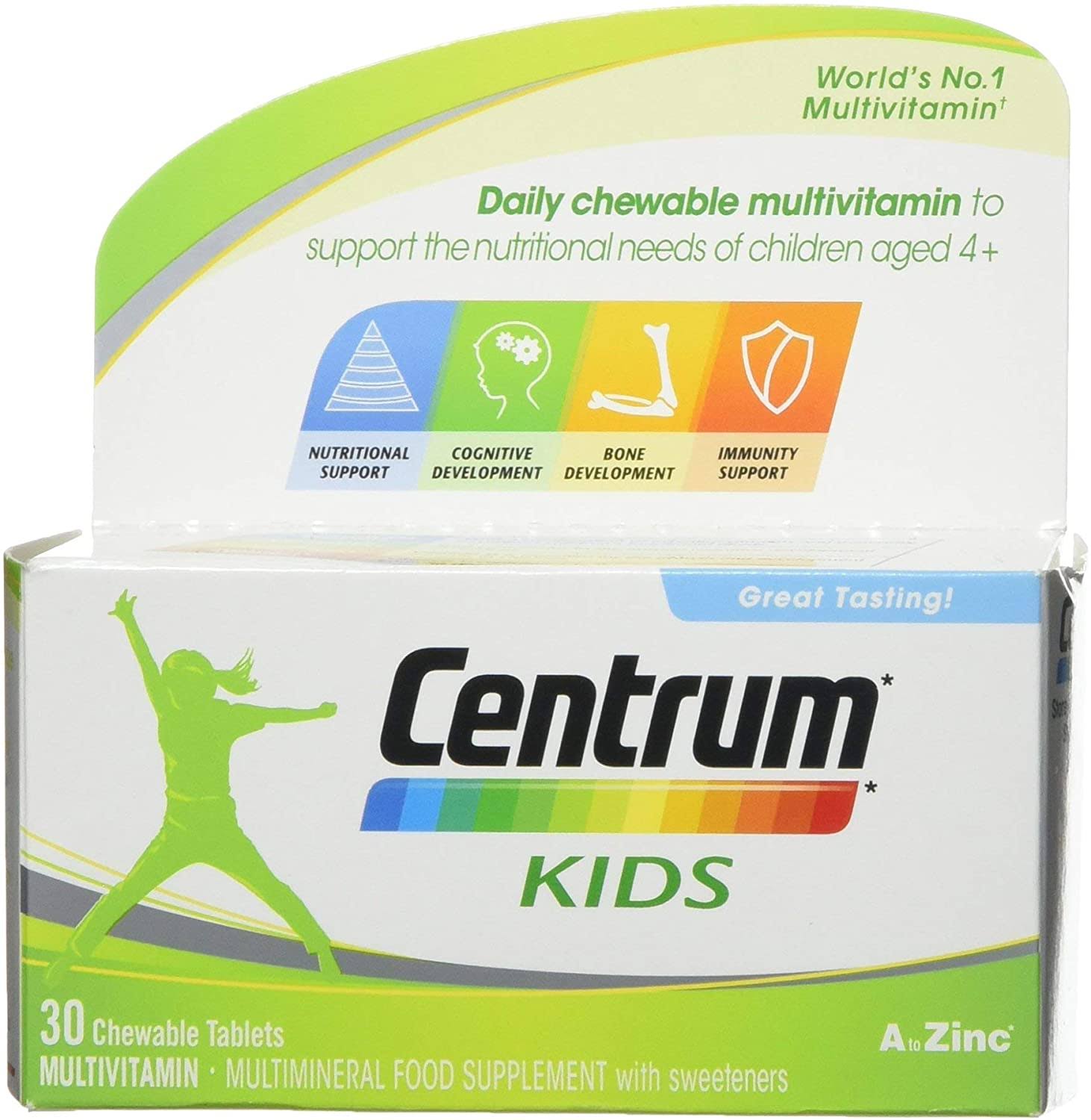 Centrum Kids Multivitamin - 30 Chewable Tablets