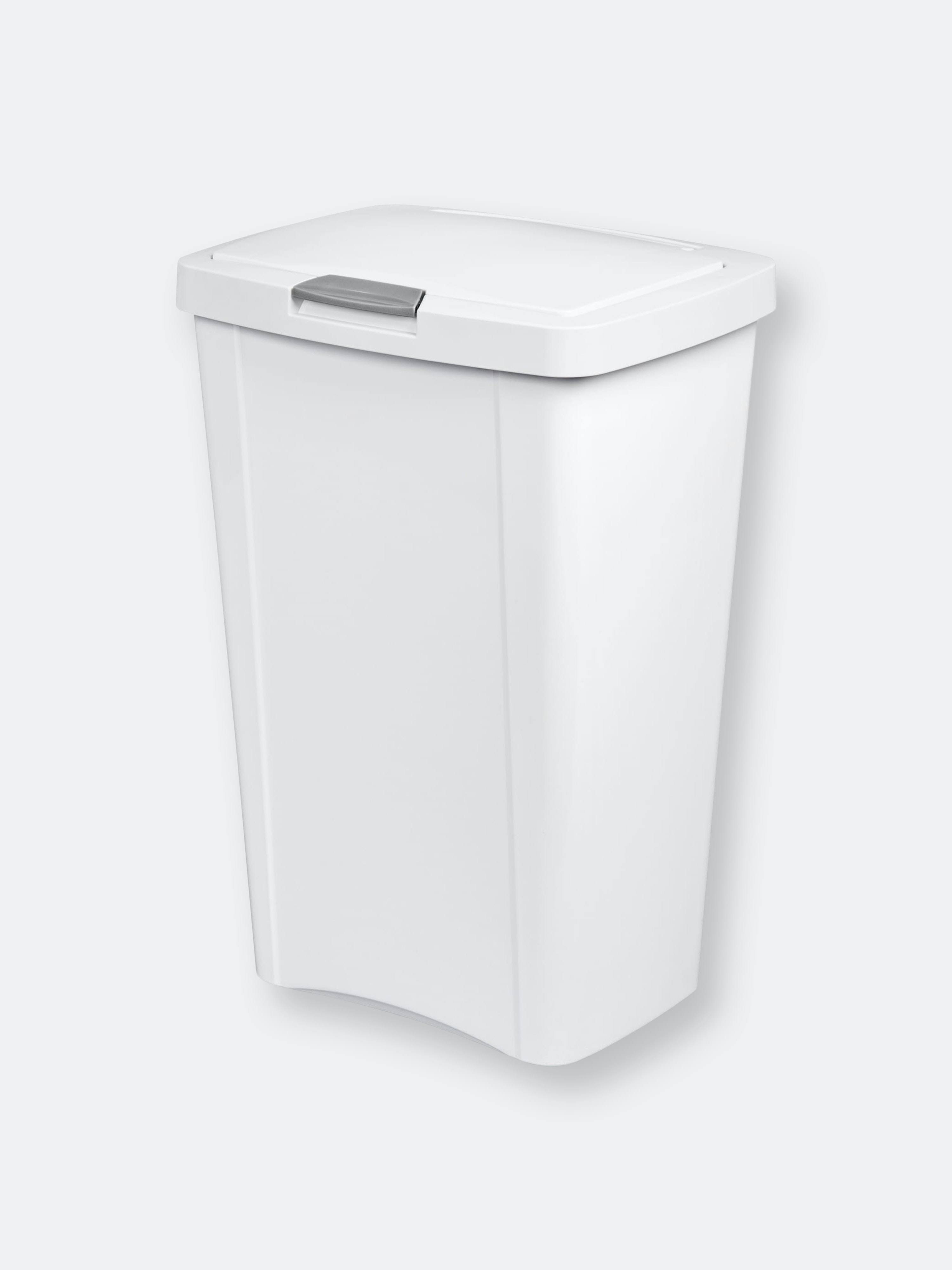 Sterilite Touchtop Wastebasket - White, 13gal