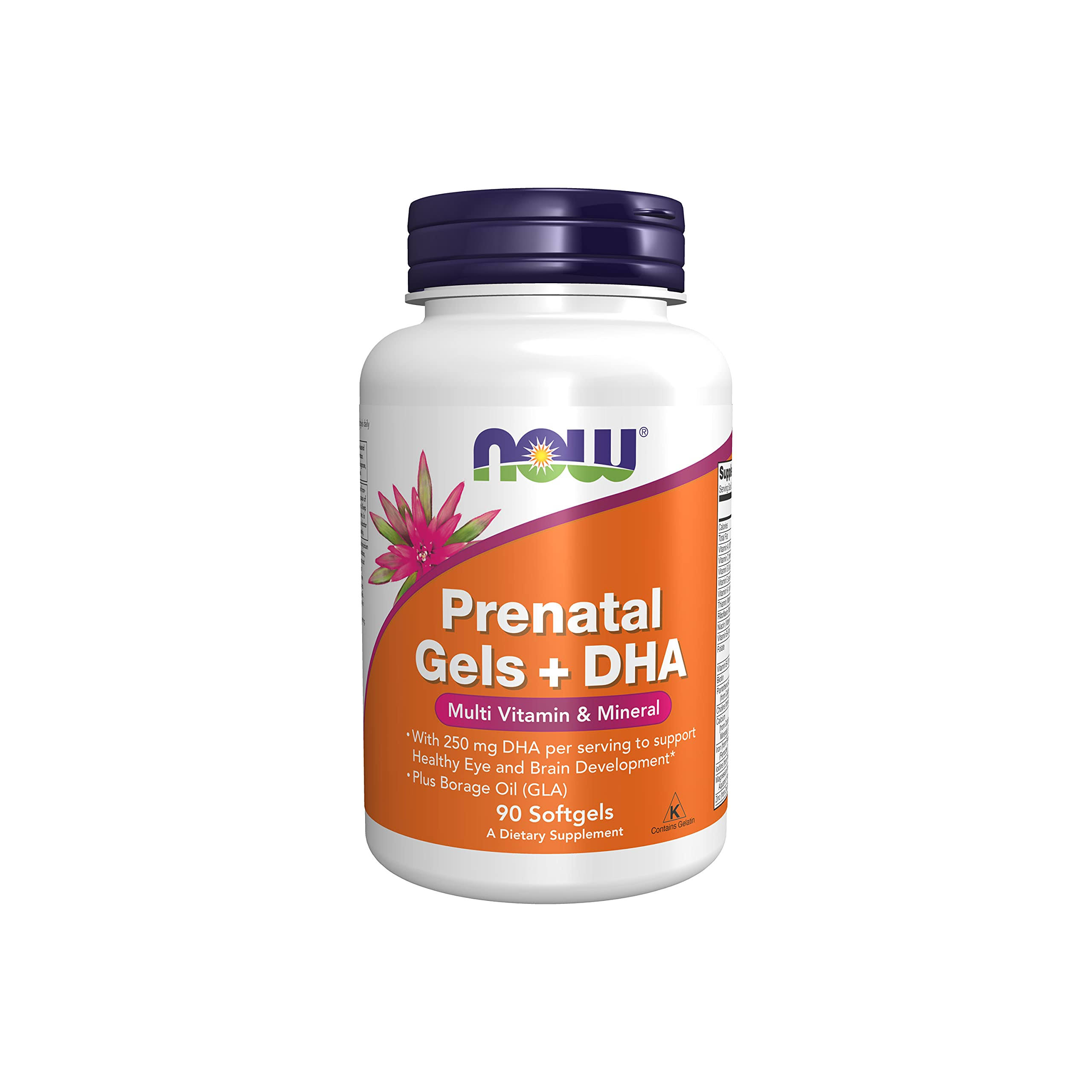 NOW Foods Pre-Natal Multivitamin - with DHA, 90 Softgels