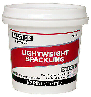 Superior Spackling, Lightweight, 1/2-Pint -08736. Master Painters. Other Sporting Goods. 052088089927.