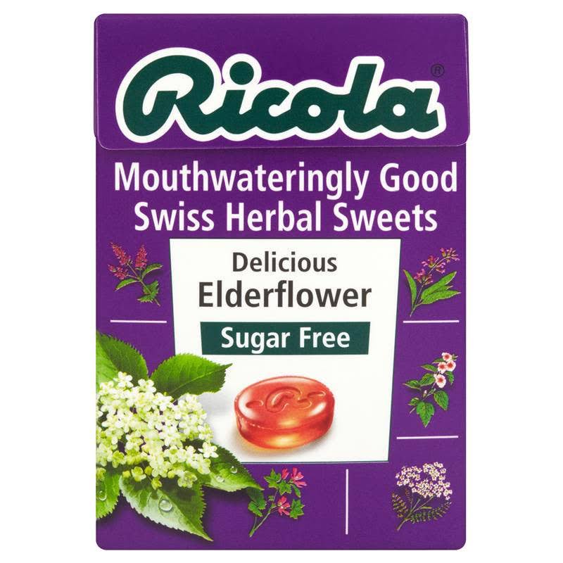 Ricola Sugar Free Herbal Sweets - Elderflower