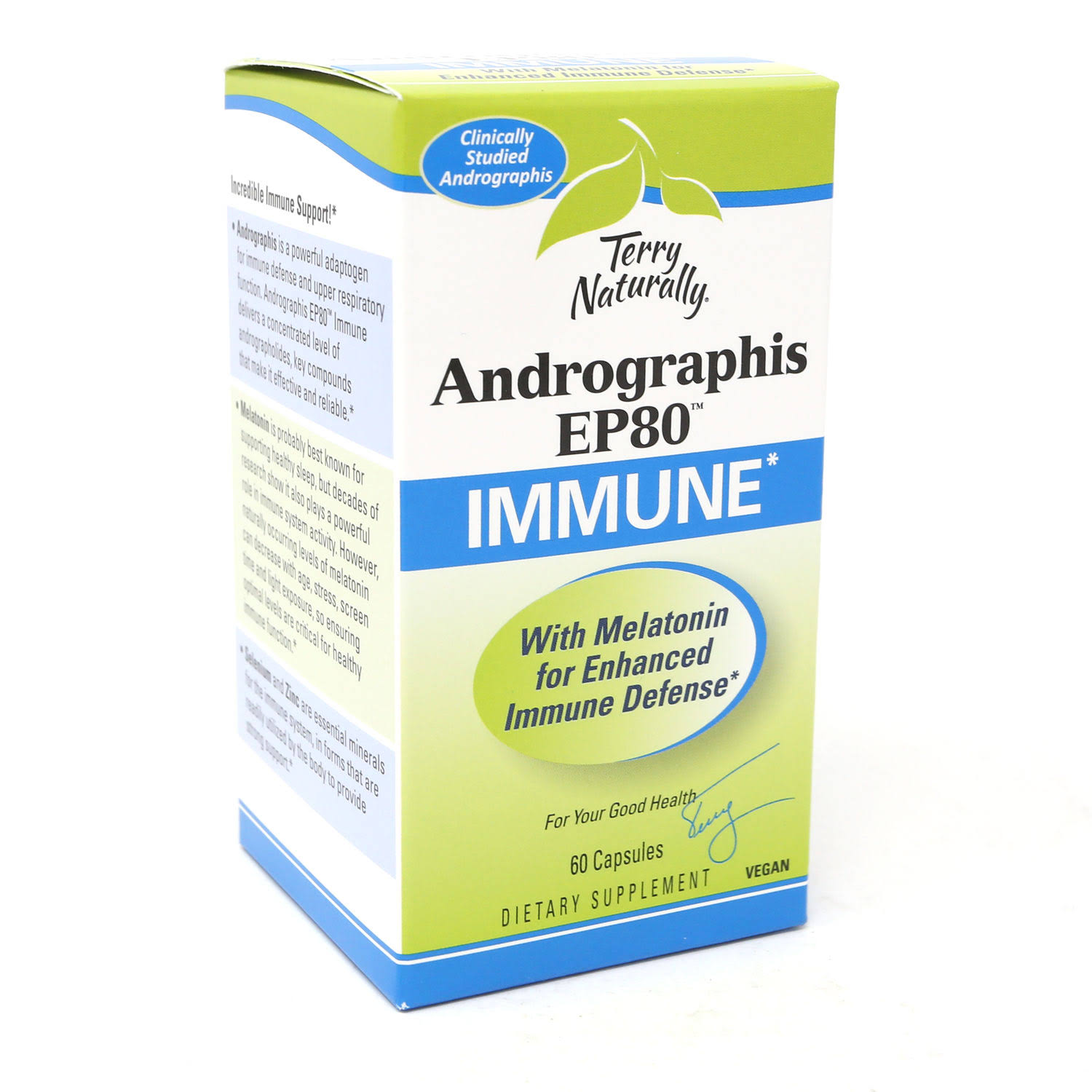 Terry Naturally Andrographis EP80 Immune Support - 60 Capsules
