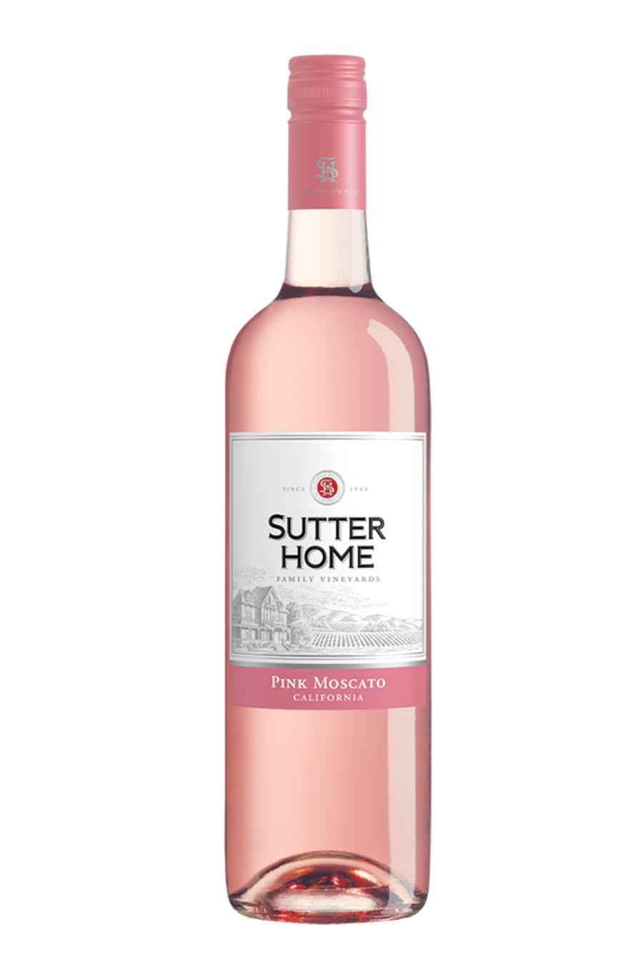 Sutter Home Pink Moscato Wine - California, United States