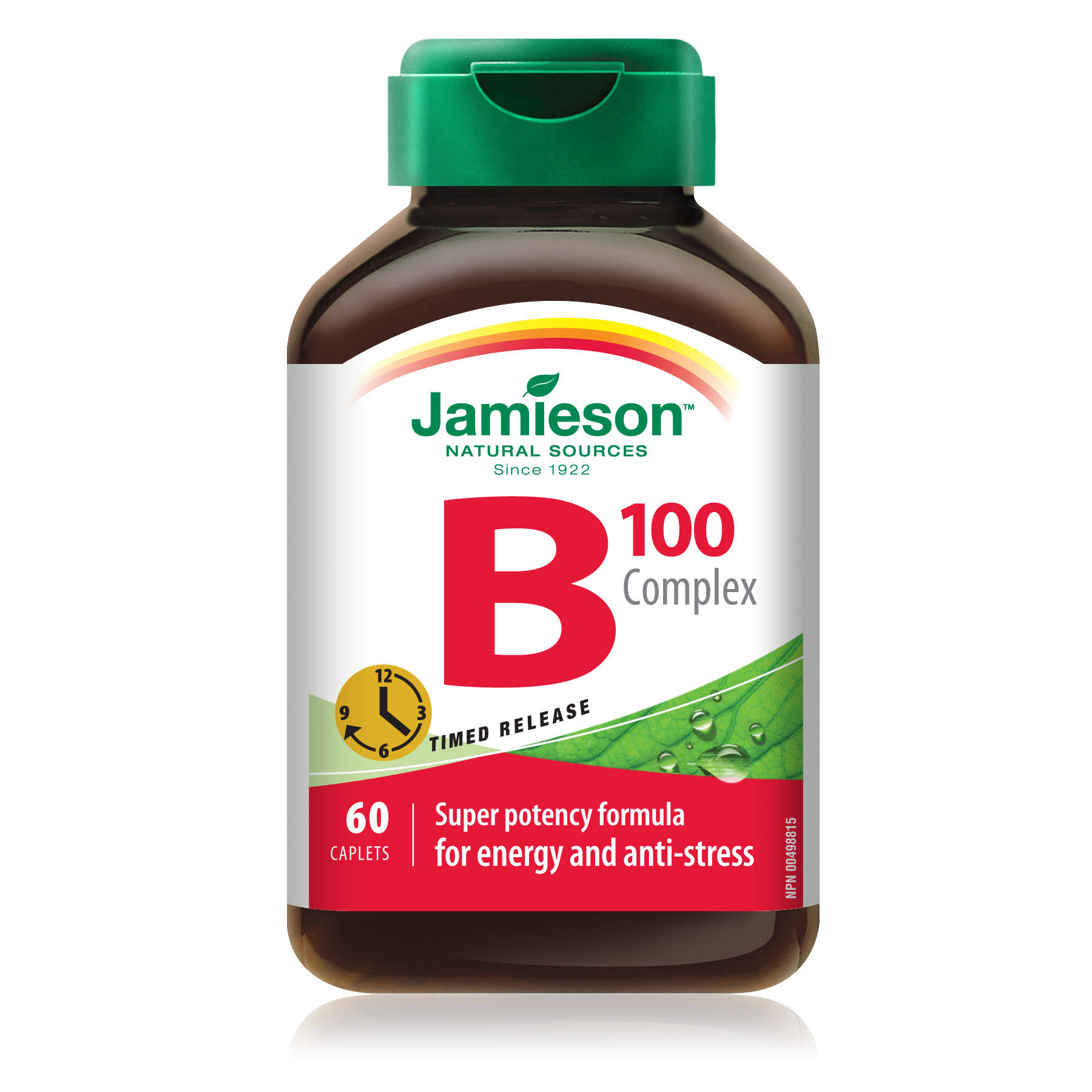 Jamieson B Complex Timed Release Caplets - 100mg, x60