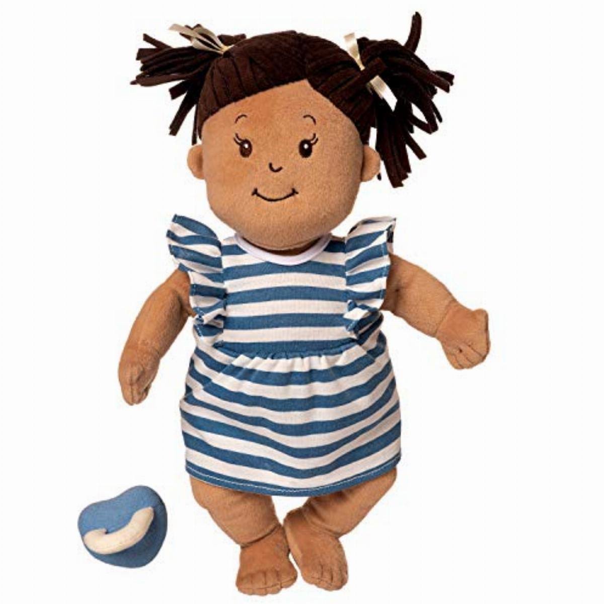 Manhattan Toy Baby Stella Beige with Brown Hair 38.1cm Soft First Baby Doll