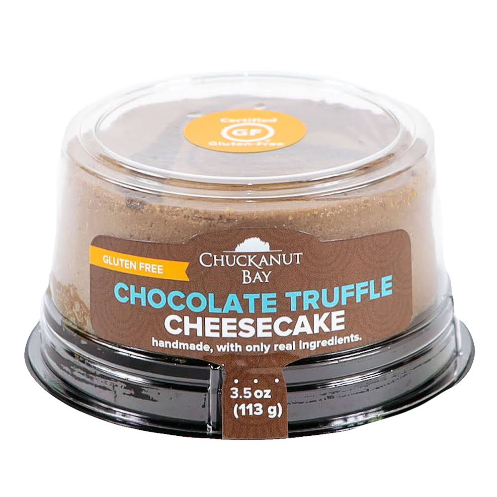 Chuckanut Bay Foods Gluten Free Chocolate Truffle Cheesecake - 3.5 oz