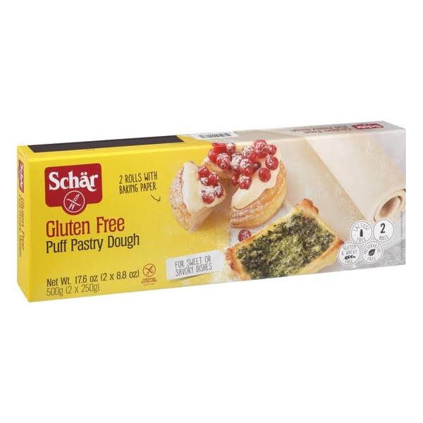 Schar Puff Pastry Dough, Gluten Free - 2 rolls, 17.6 oz