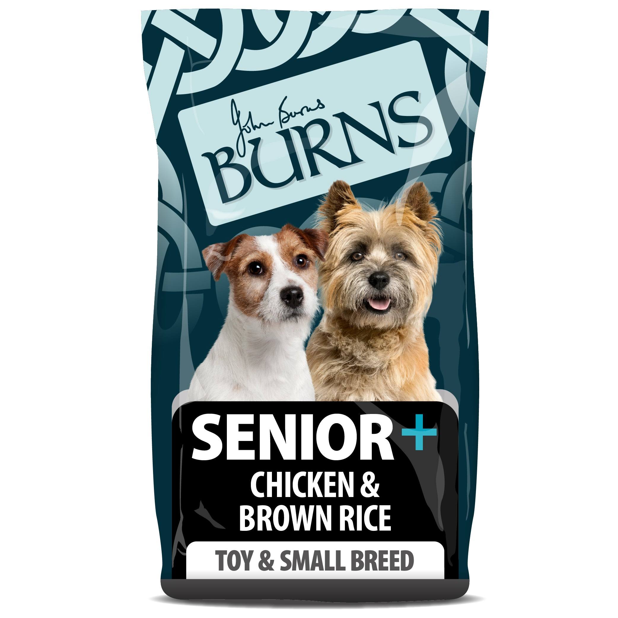 Burns Senior Toy & Small Breed Chicken & Brown Rice Dog Food 2kg