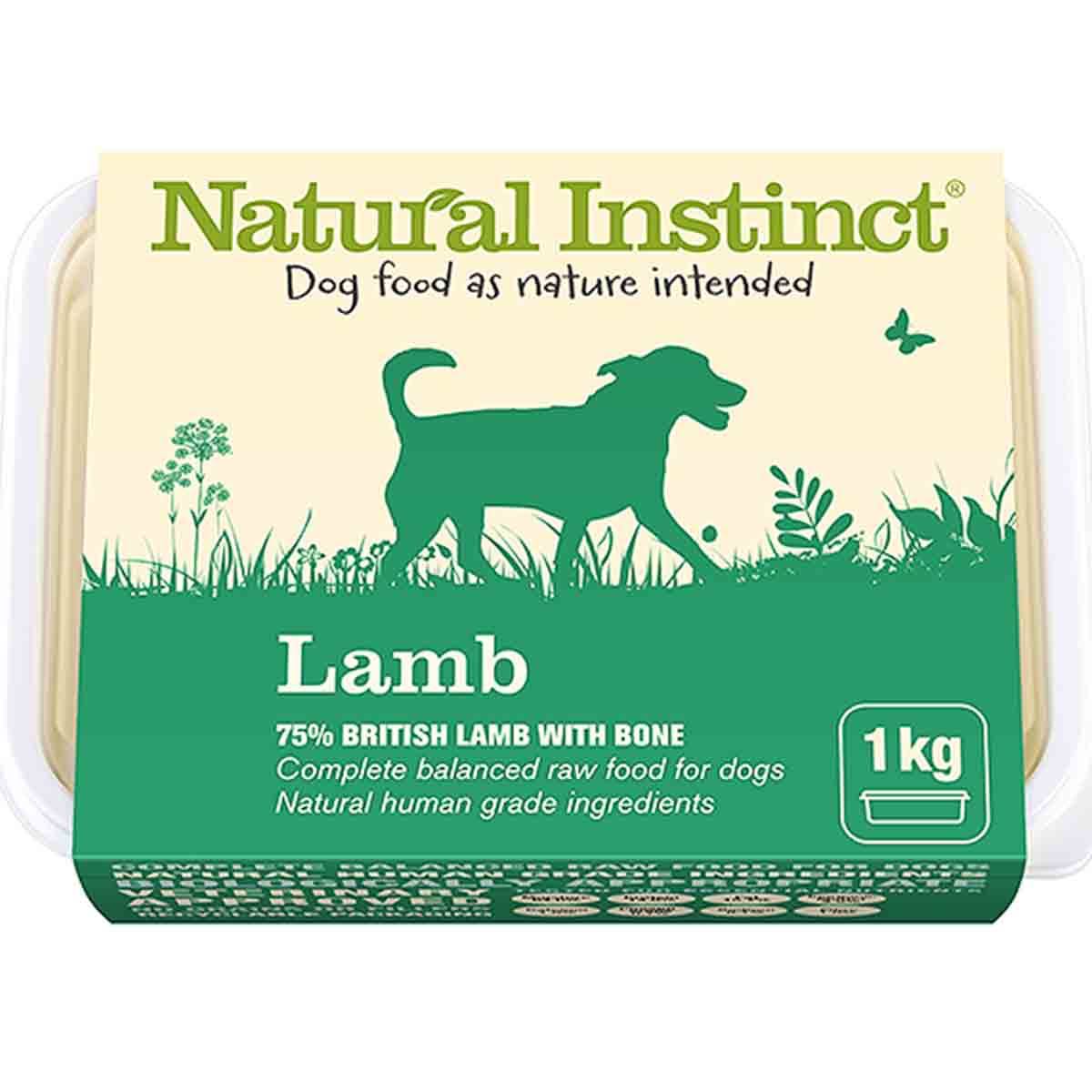 Natural Instinct 1kg Natural Lamb