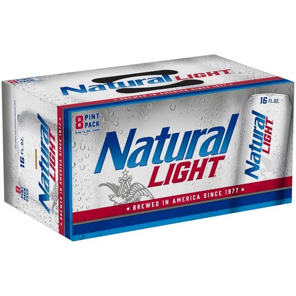 Natural Light Beer - 8pk, 16oz