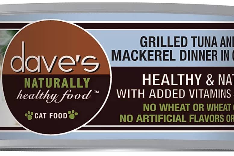 Dave's Cat Food - Tuna and Mackerel Dinner In Gravy