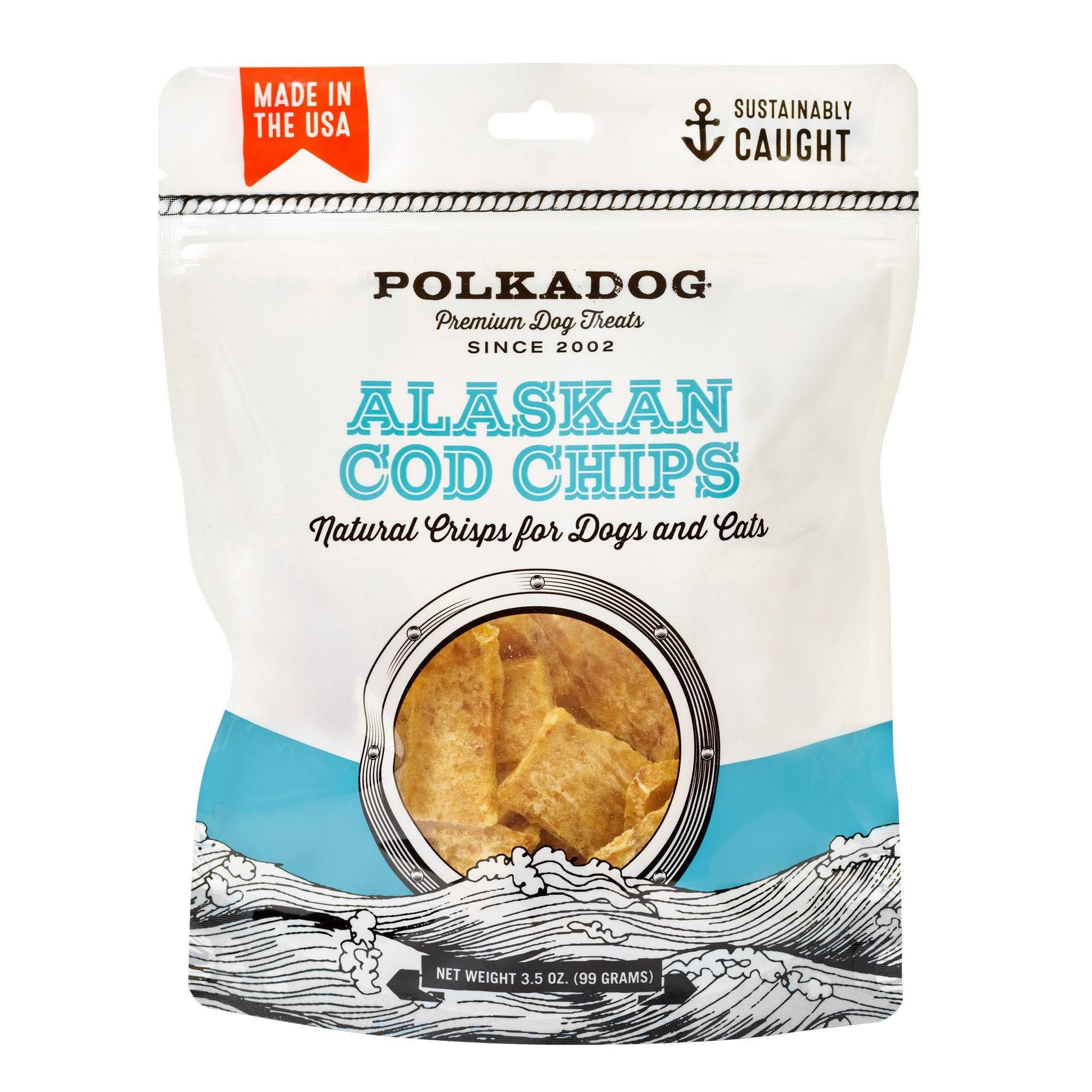 Polkadog Bakery Alaskan Cod Chips | Size: 99 g
