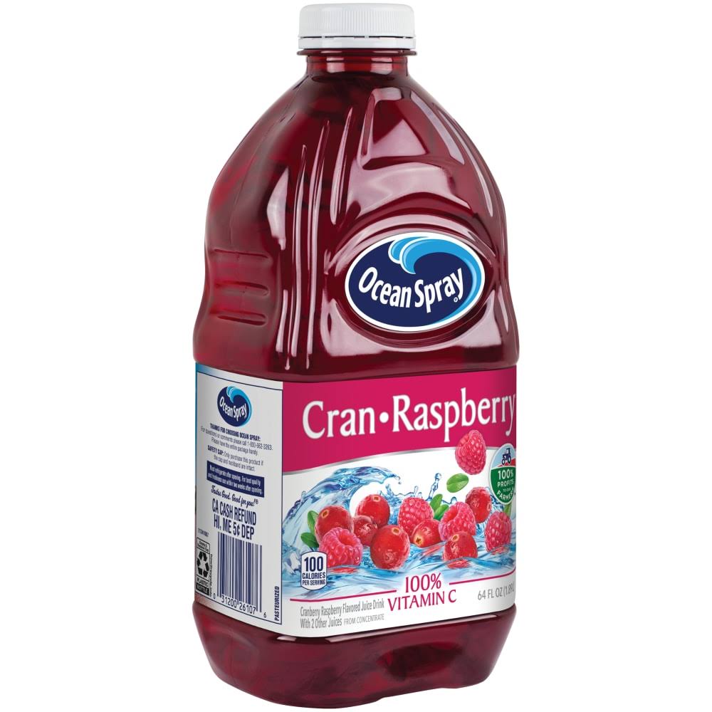 Ocean Spray Juice Drink - Cranberry & Raspberry, 64oz